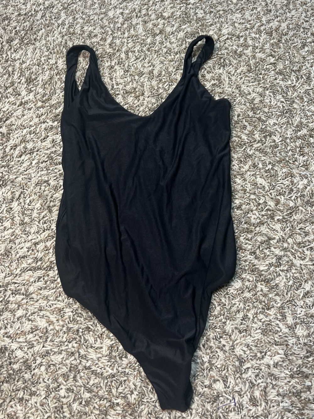 aerie Black SmoothEZ Scoop One-Piece